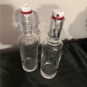 2 Luigi Bormioli Hydrosommelier Wine Decanter Water Bottle Made In Italy 13 Inch